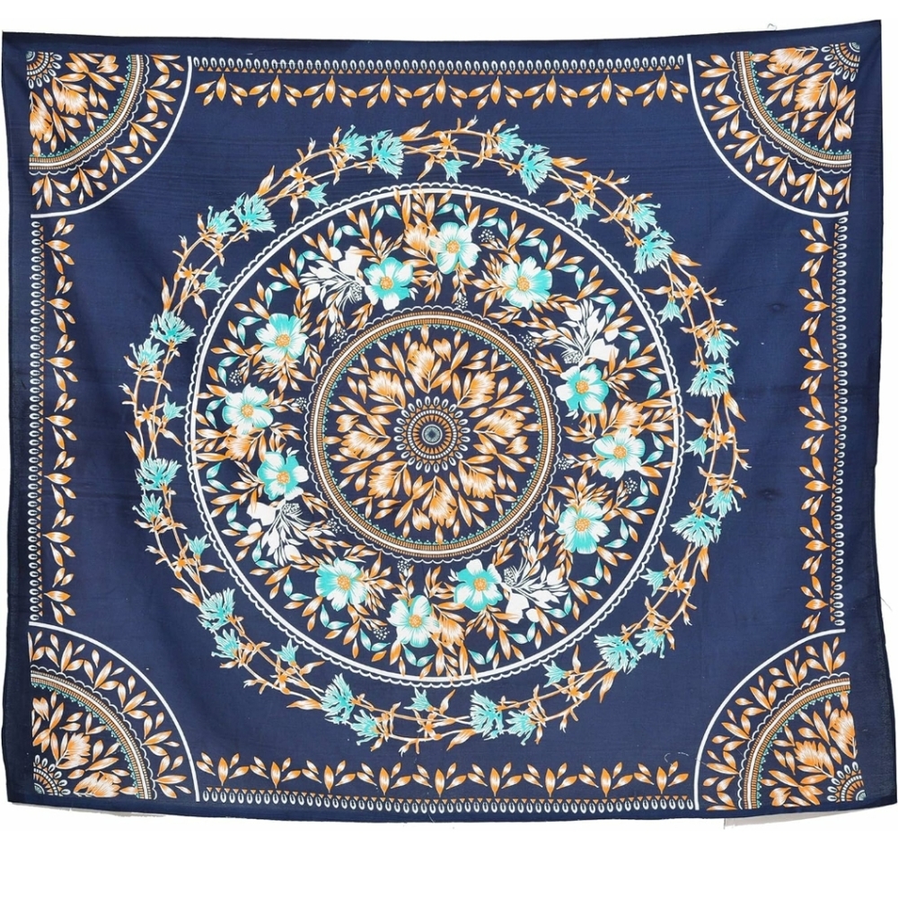 Floral Mandala Tapestry Wall Hanging Dorm Décor Tapestry Boho Wall Art